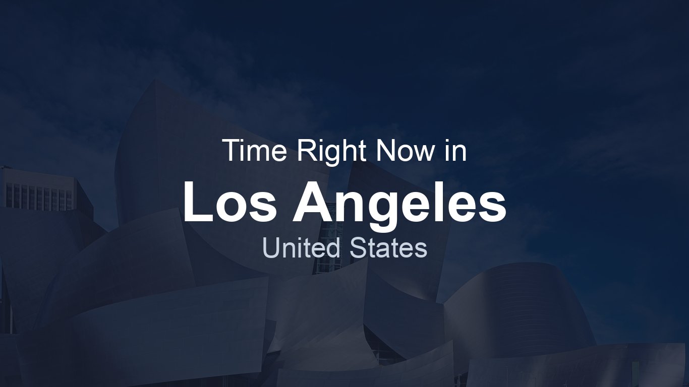 Time in Los Angeles, United States | TimeRight.now
