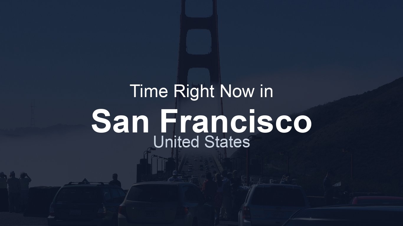 Time in San Francisco, United States | TimeRight.now
